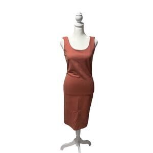 Nude/Pink Bodycon Dress, Size Medium